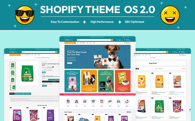 Kittypaw - Pet Food & Pet Nutrition Shop Multipurpose Shopify 2.0 Responsive Theme