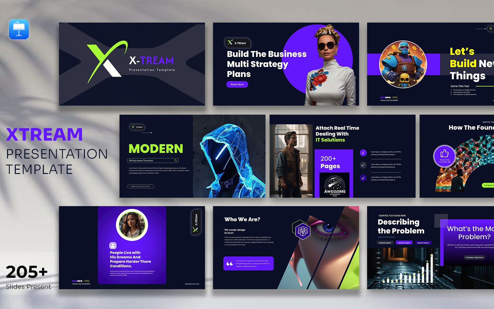 Xtream Business Plan Keynote Template