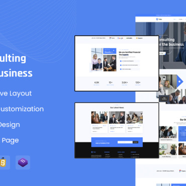 Bootstrap Business Responsive Website Templates 417443