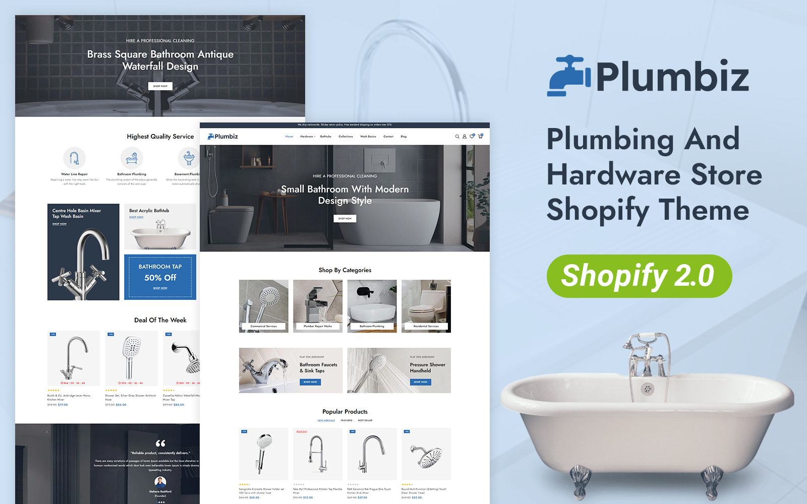 Plumbiz - Plumbing Hardware Store Shopify 2.0 Responsive Theme