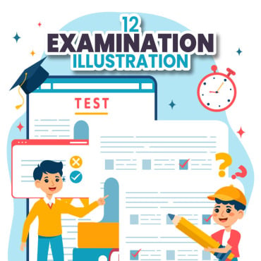 Exam Examination Illustrations Templates 417532