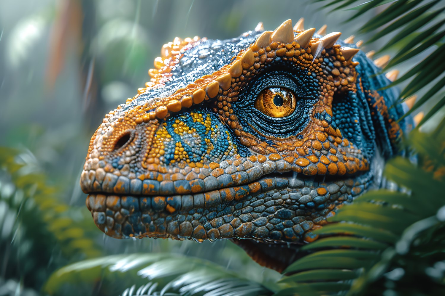 Sauropelta Dinosaur realistic Photography 7