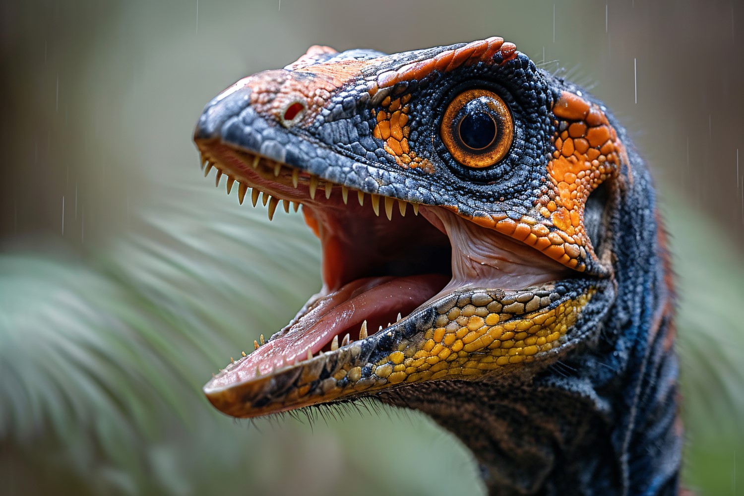 Velociraptor Dinosaur realistic Photography 2