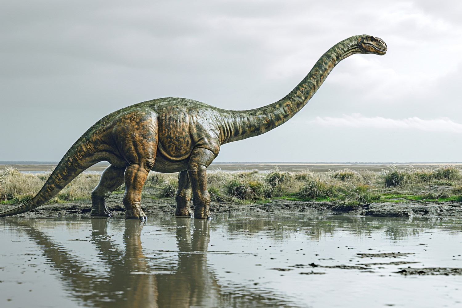 Brachiosaurus Dinosaur realistic Photography 3