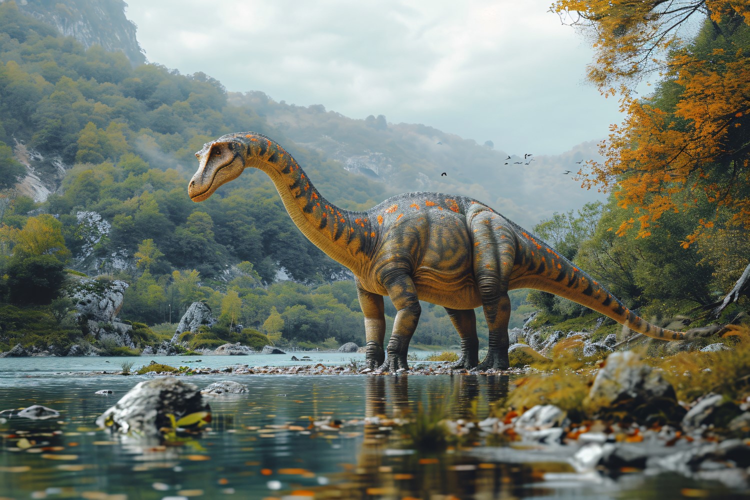 Brachiosaurus Dinosaur realistic Photography 4