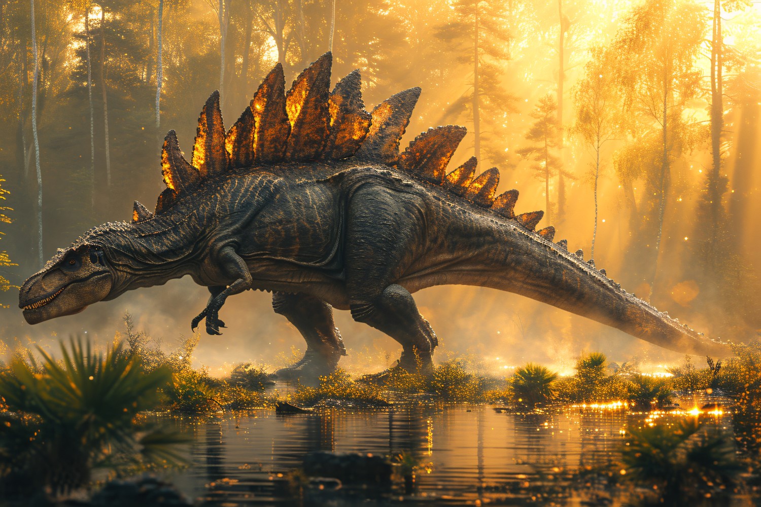 Spinosaurus Dinosaur realistic Photography 4