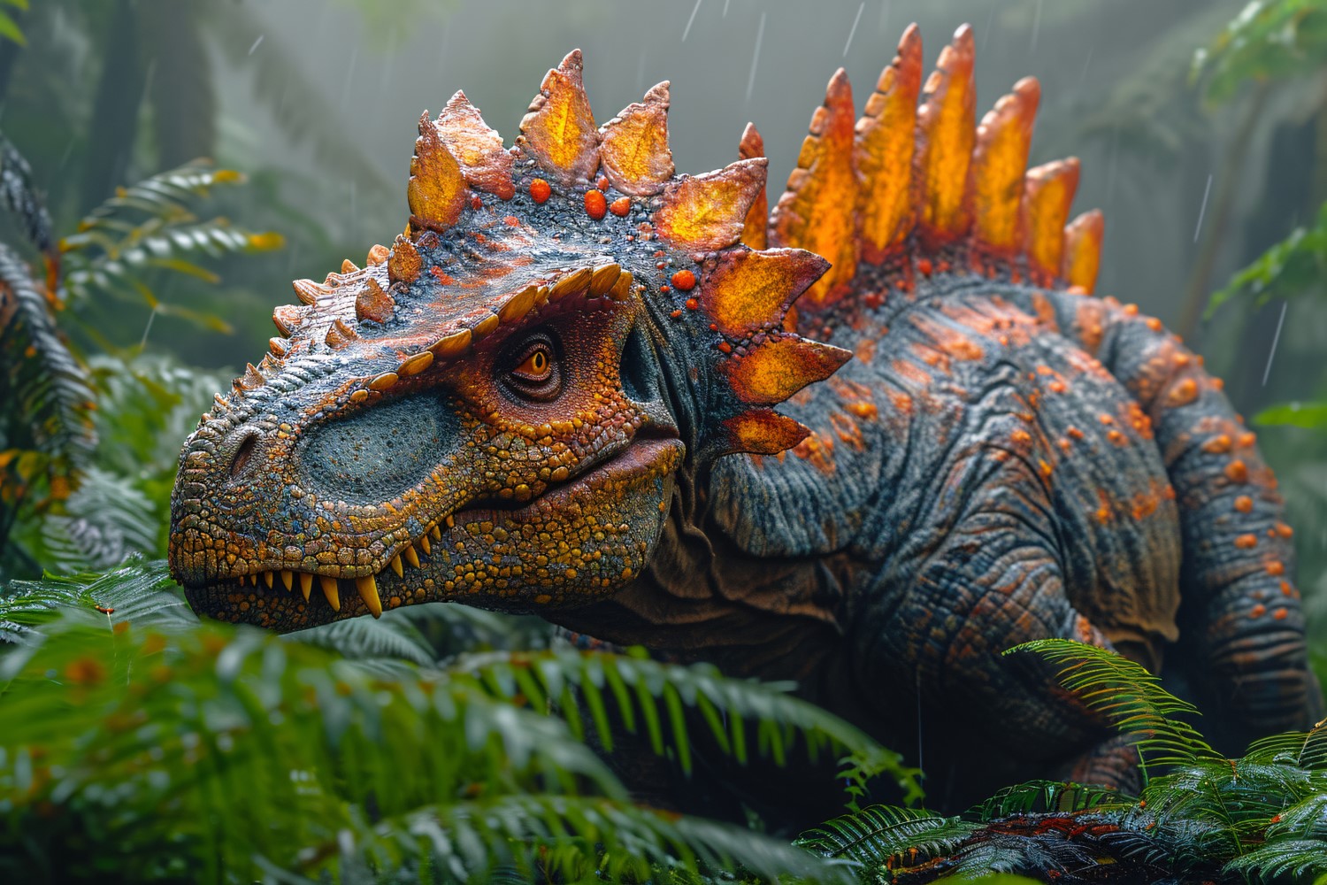 Spinosaurus Dinosaur realistic Photography 3