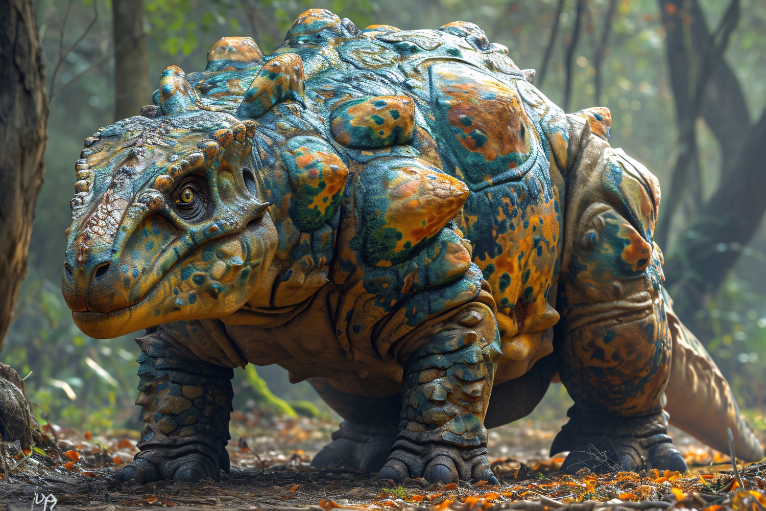 Ankylosaurus Dinosaur realistic Photography 1