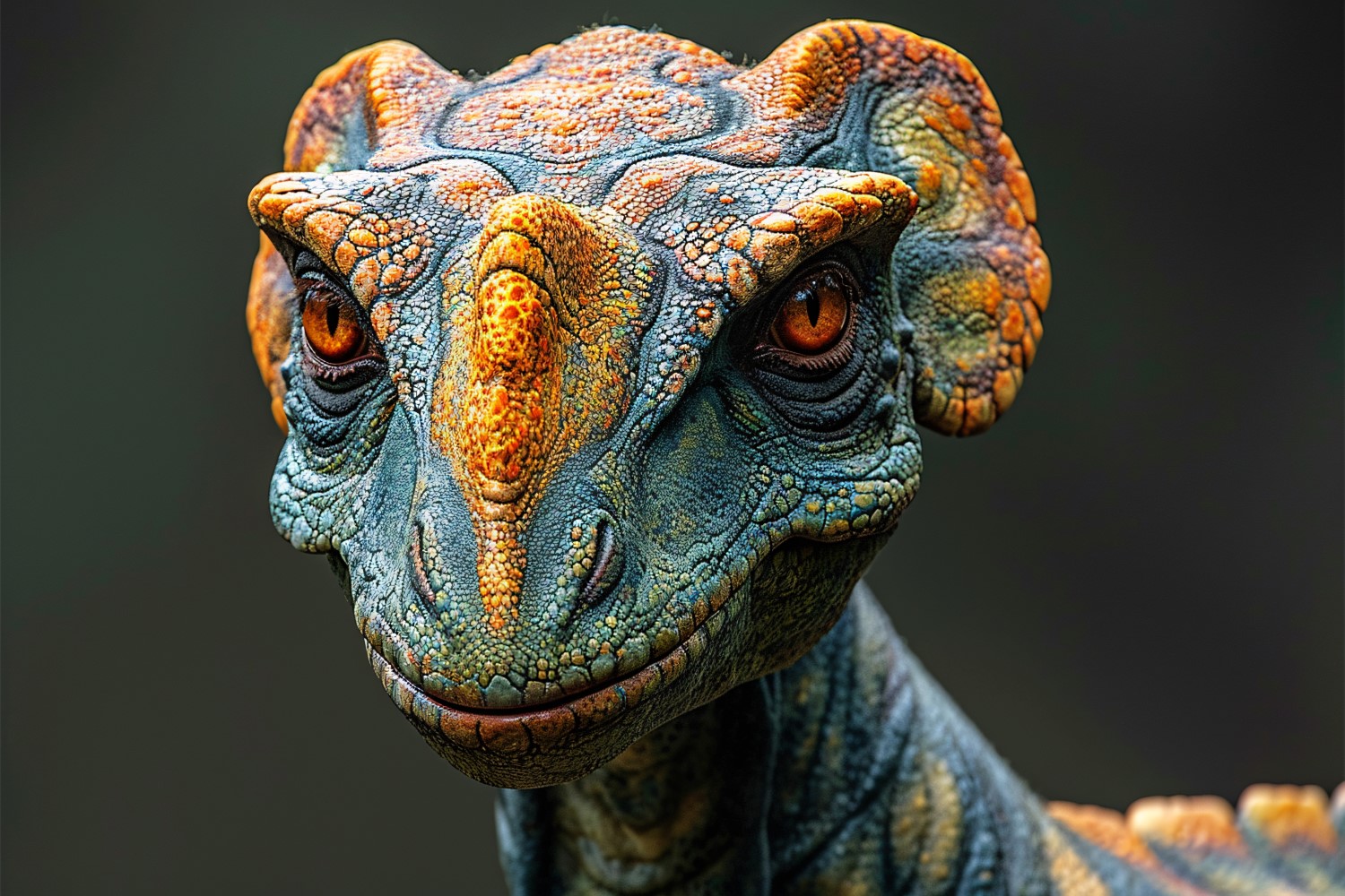 Parasaurolophus Dinosaur realistic Photography 4