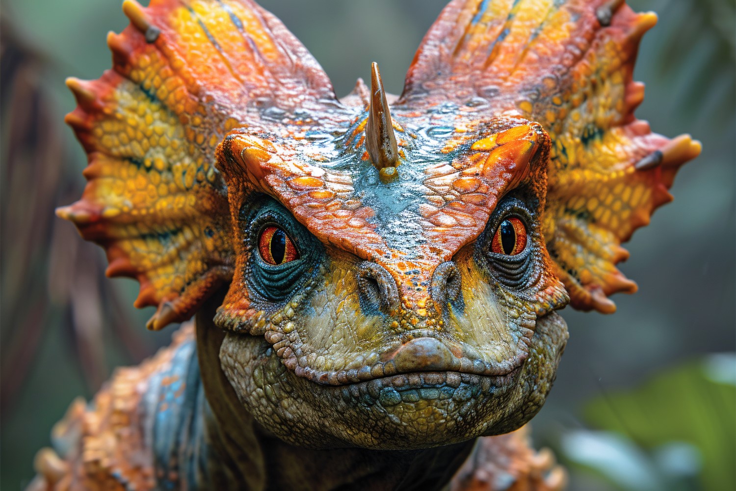 Dilophosaurus Dinosaur realistic Photography 2