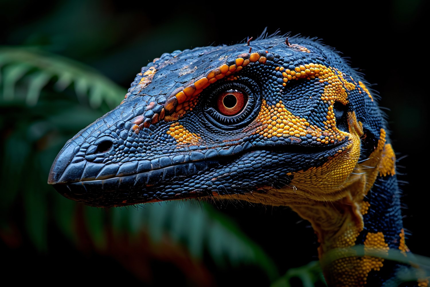 Deinonychus Dinosaur realistic Photography 2