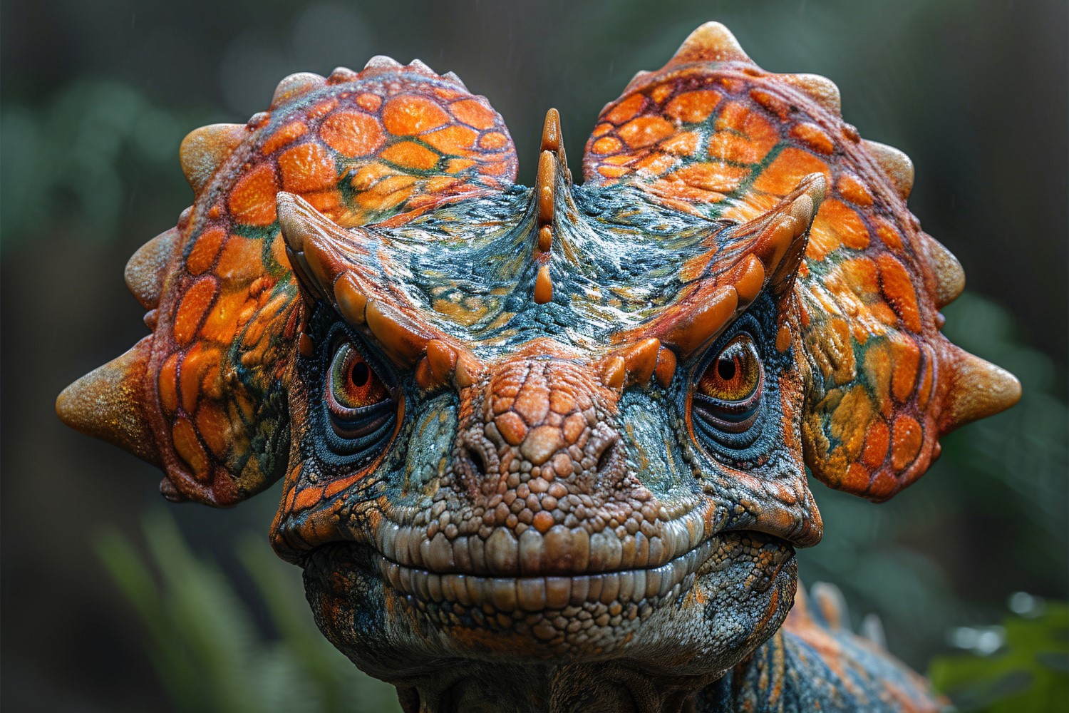 Pachycephalosaurus Dinosaur realistic Photography 2