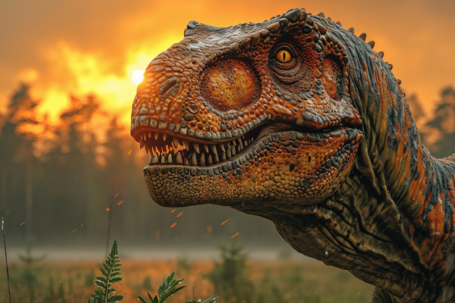 Baryonyx Dinosaur realistic Photography 3