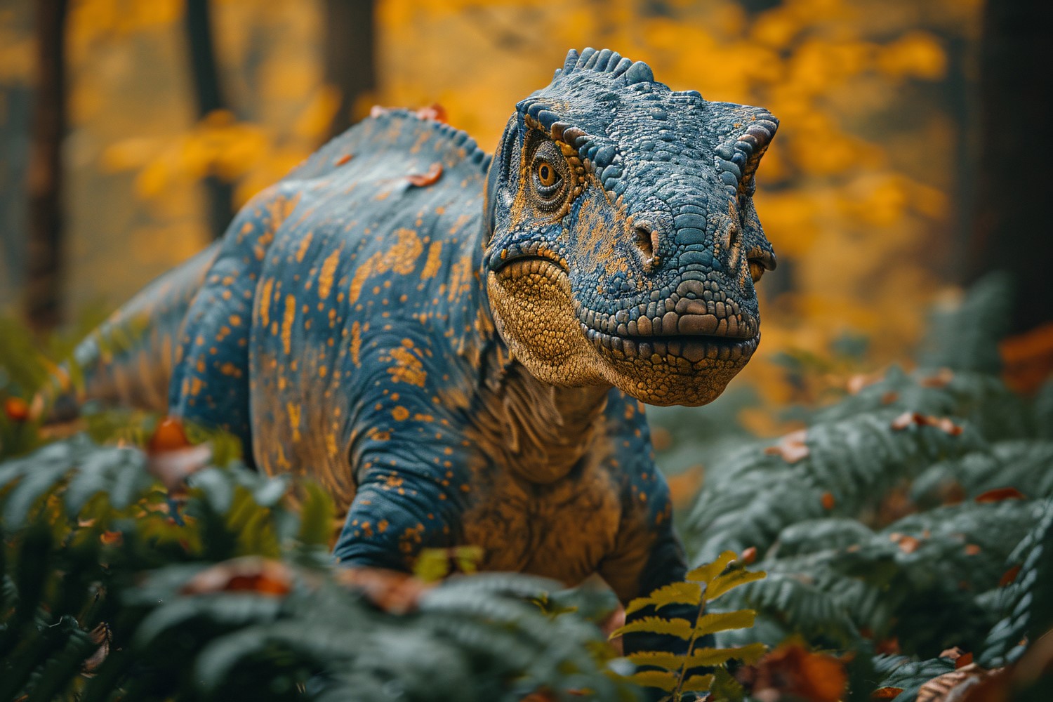 Iguanodon Dinosaur realistic Photography 1