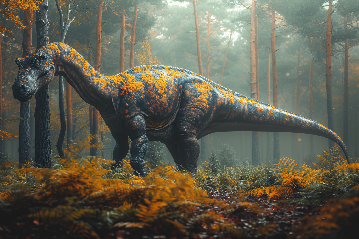 Apatosaurus Dinosaur realistic Photography 3