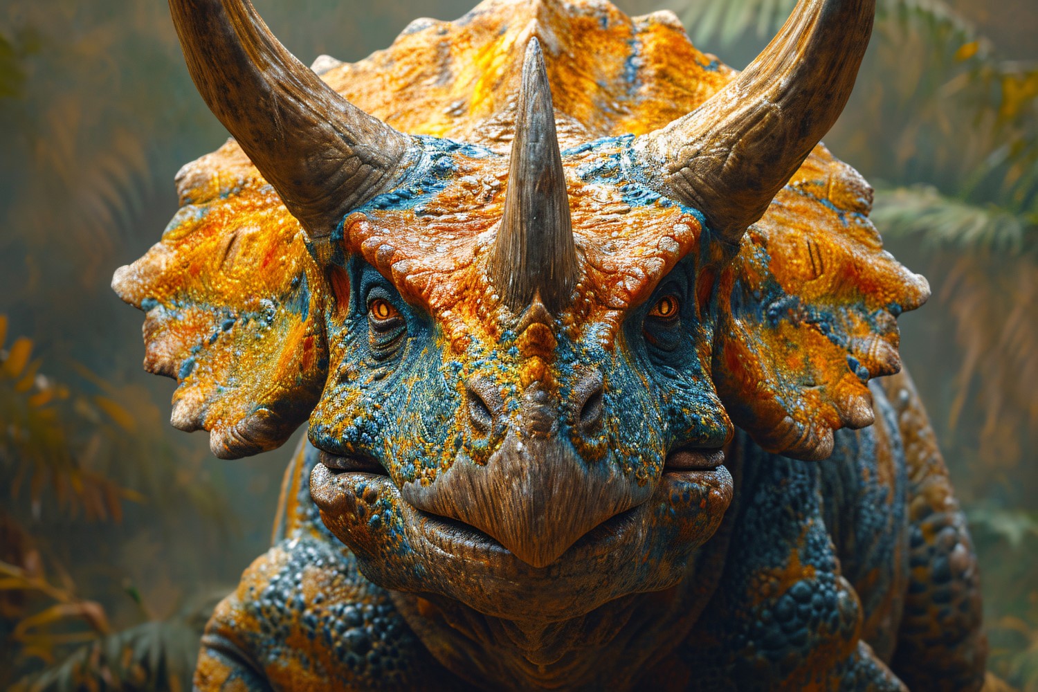 Torosaurus Dinosaur realistic Photography 1