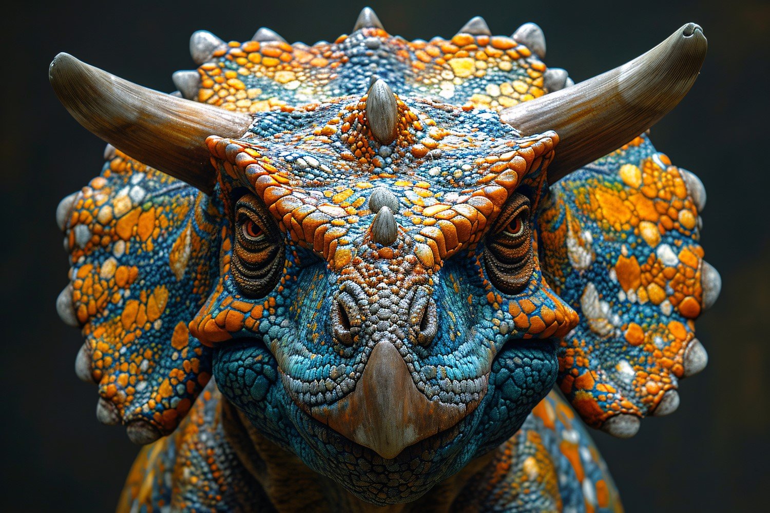 Torosaurus Dinosaur realistic Photography 4