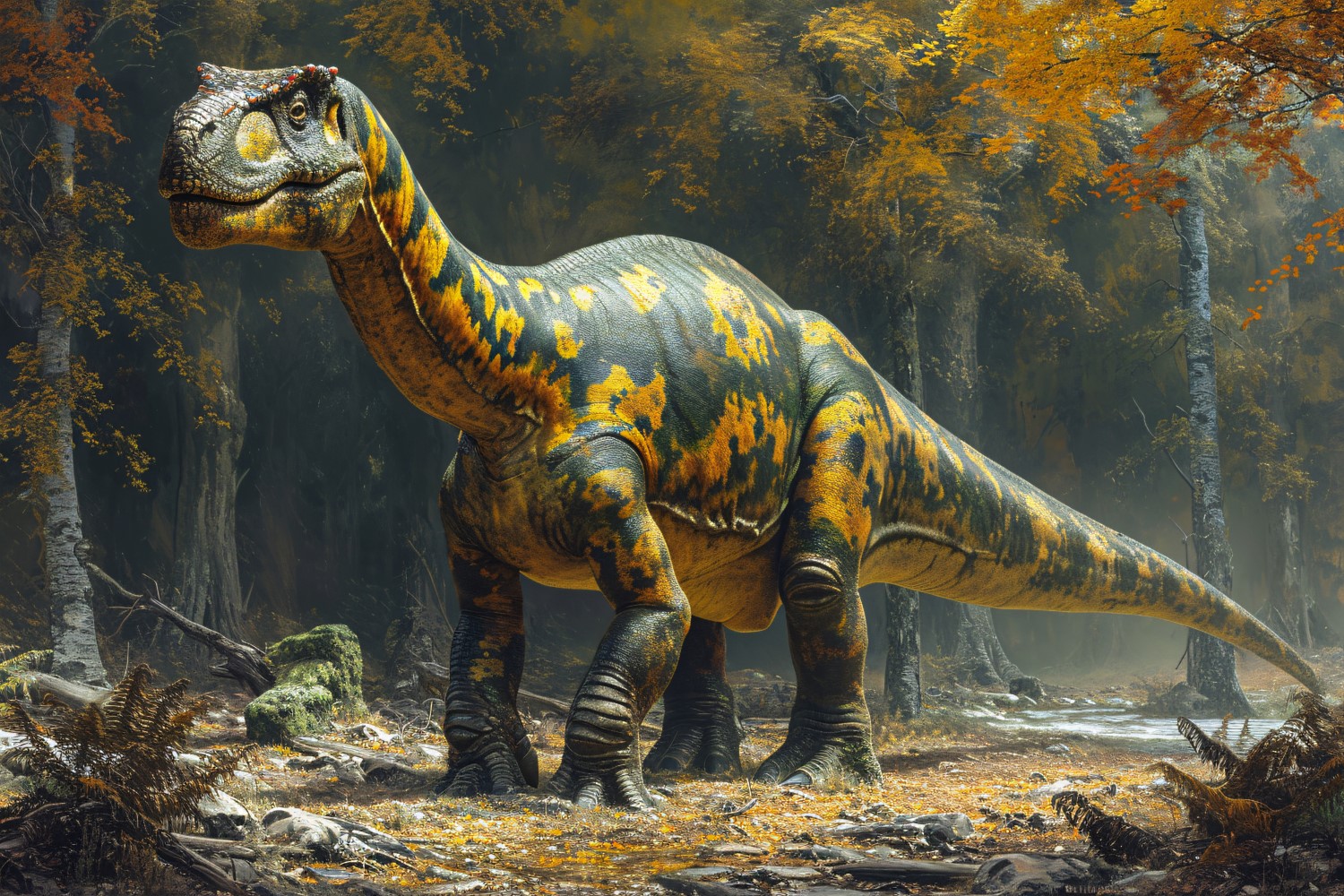 Plateosaurus Dinosaur realistic Photography 4