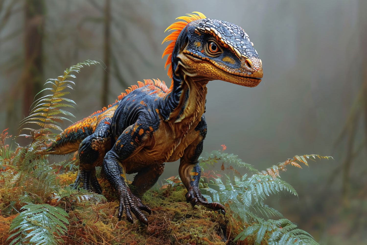 Troodon Dinosaur realistic Photography 1