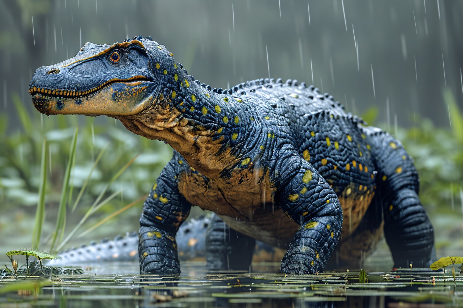 Suchomimus Dinosaur realistic Photography 4