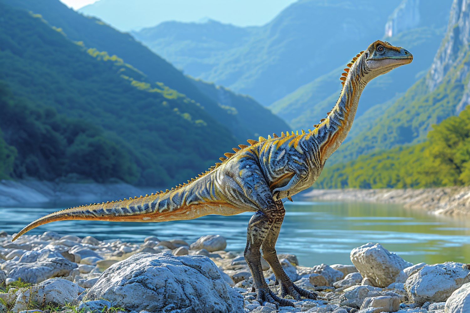 Therizinosaurus Dinosaur realistic Photography 4.