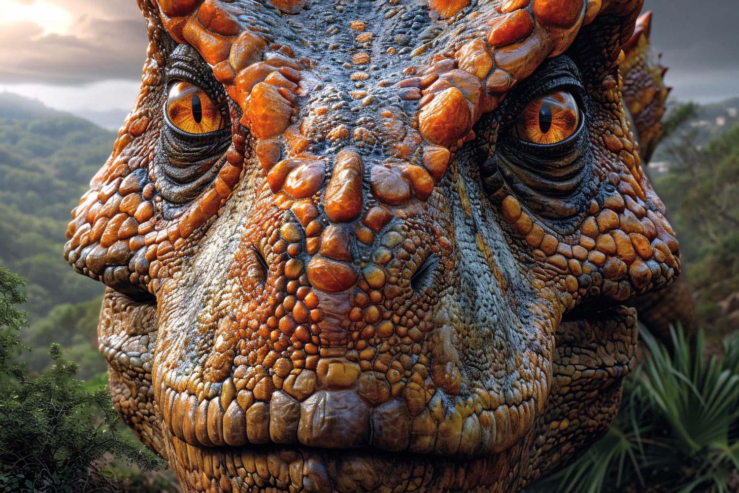 Carnotaurus Dinosaur realistic Photography 4.