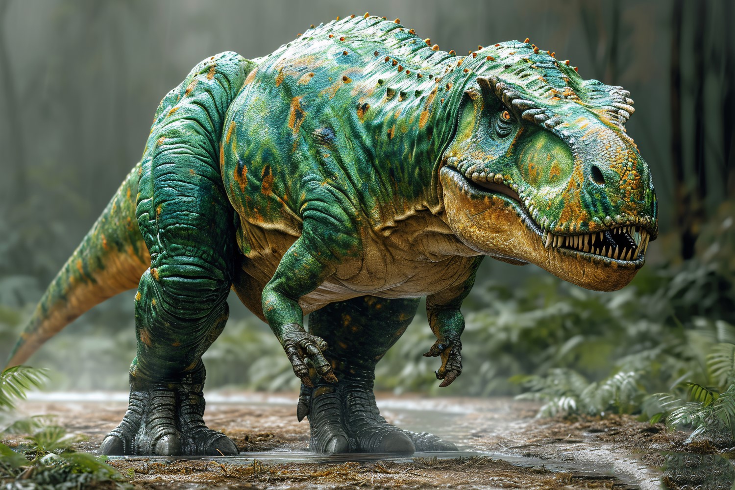 Sauropelta Dinosaur realistic Photography 2.