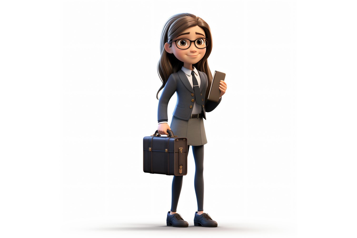 3D pixar Character Child Girl with relevant environment 33