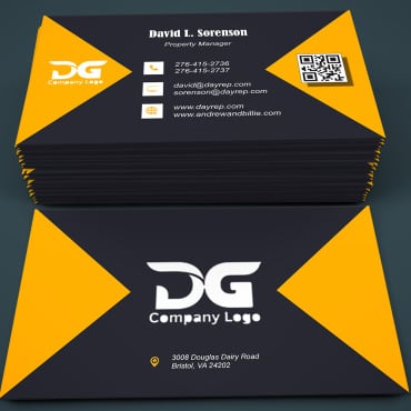 Card Clean Corporate Identity 417878
