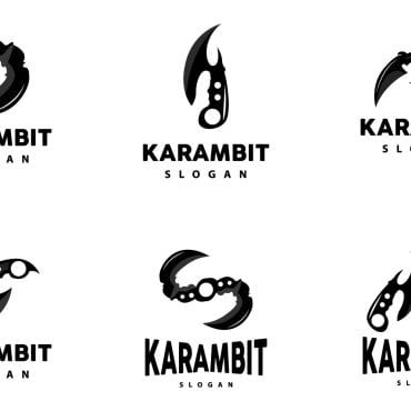 Karambit Katana Logo Templates 417890