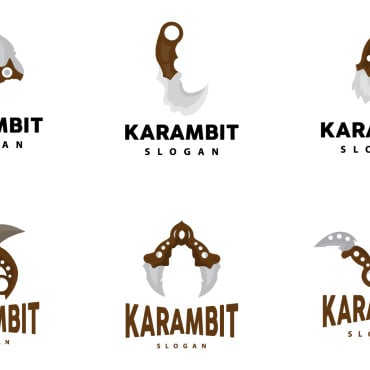 Karambit Katana Logo Templates 417893