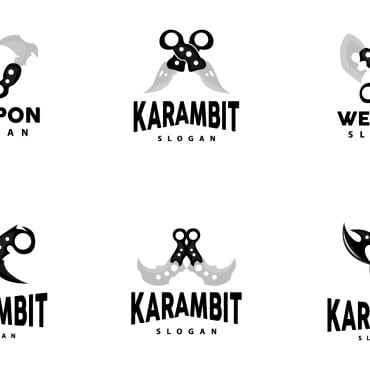 Karambit Katana Logo Templates 417895