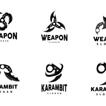 Karambit Katana Logo Templates 417901