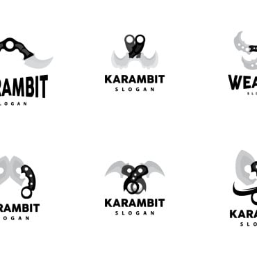 Karambit Katana Logo Templates 417902