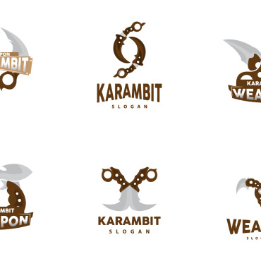 Karambit Katana Logo Templates 417912