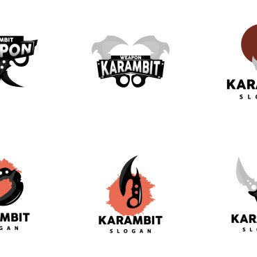 Karambit Katana Logo Templates 417914