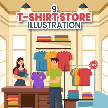 Store Shopping Illustrations Templates 417948