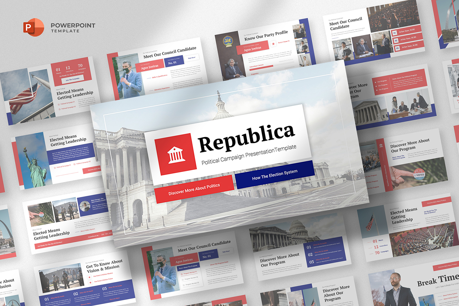 Republica - Politics Powerpoint Template