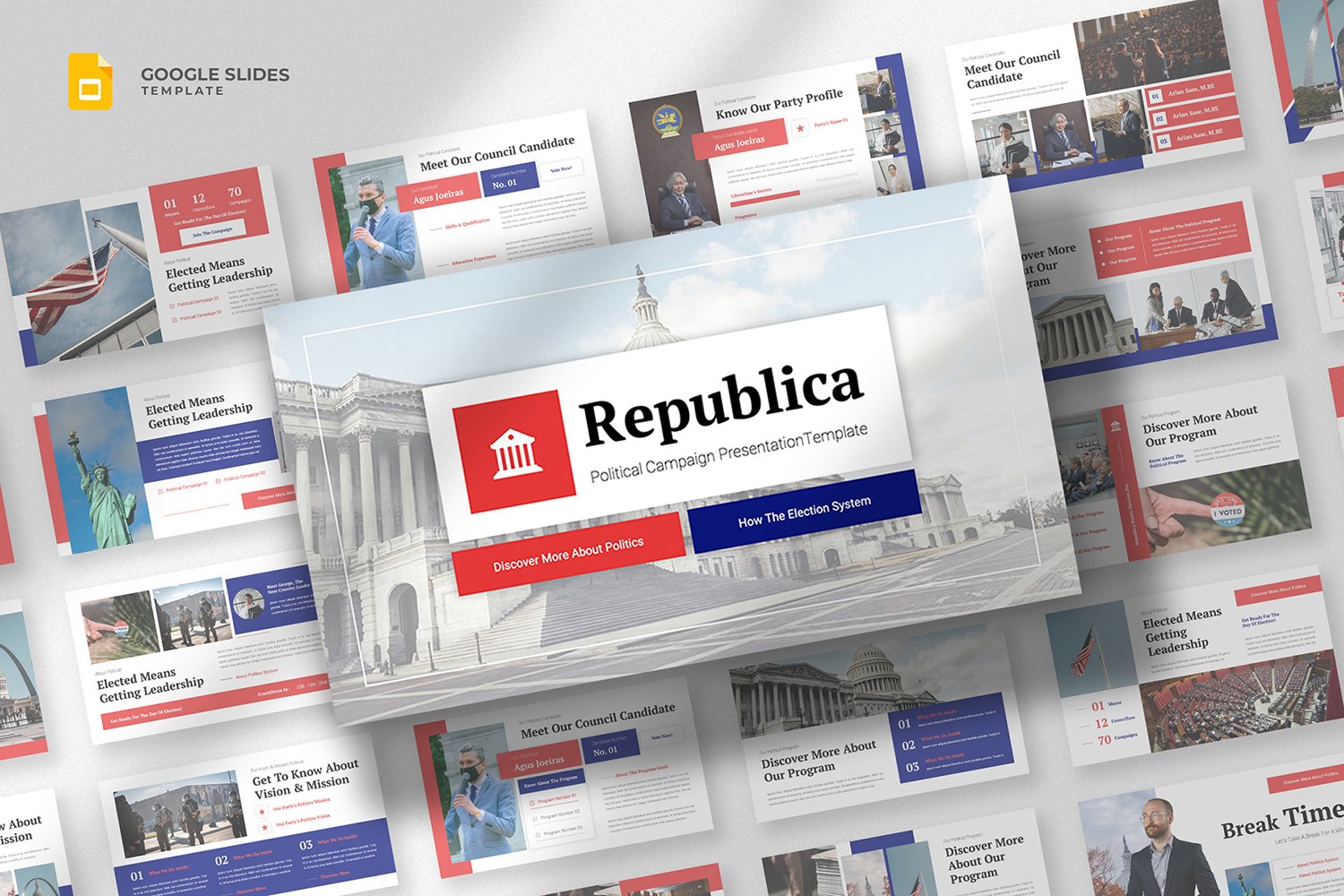 Republica - Politics Google Slides Template