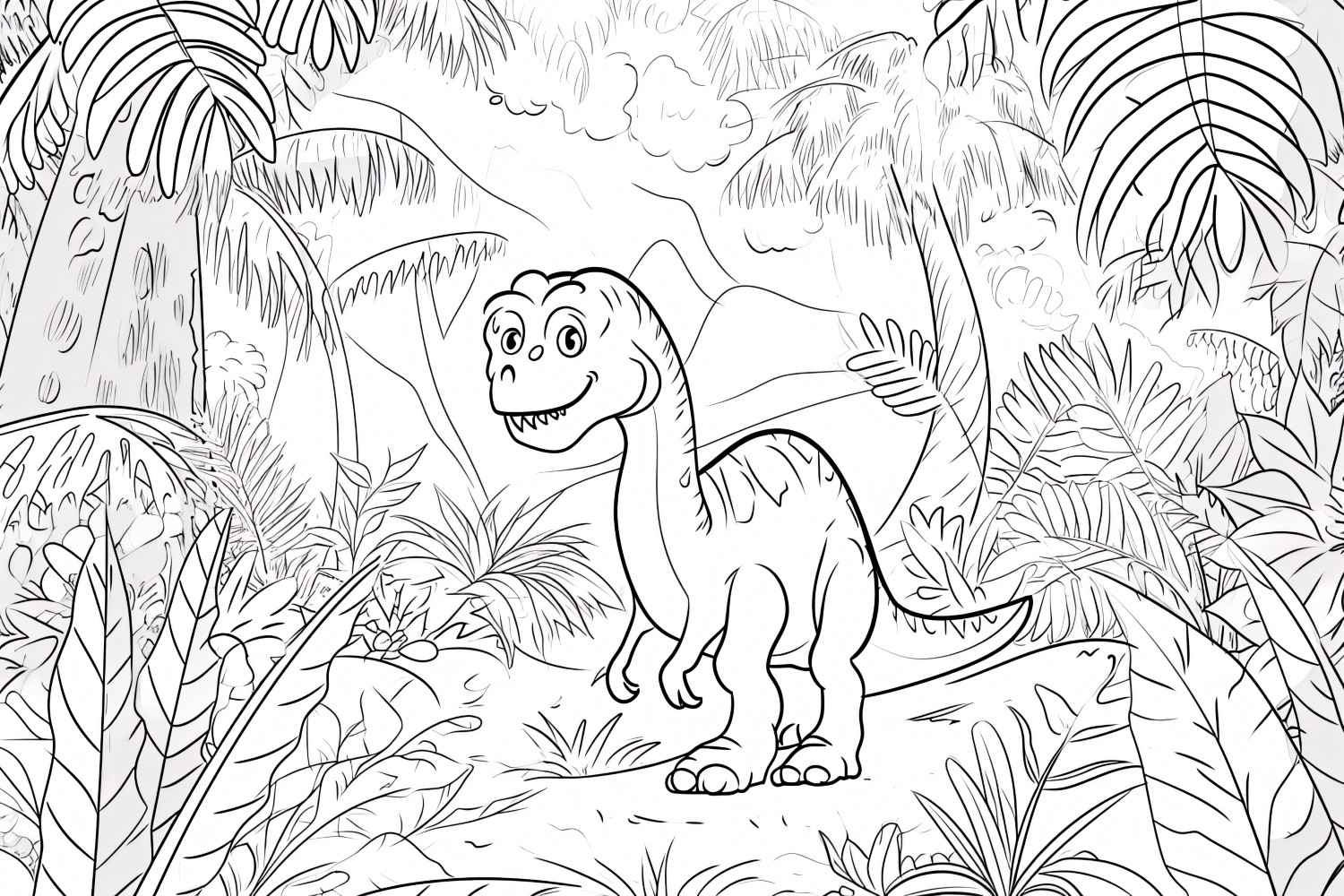 Allosaurus Dinosaur Colouring Pages 6