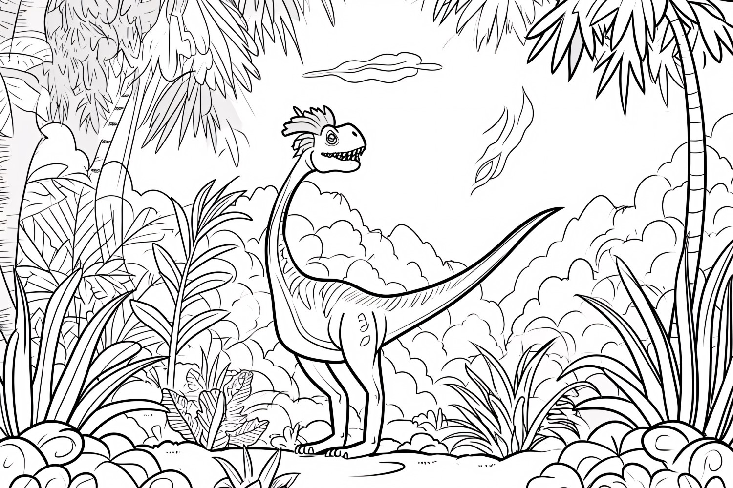 Oviraptor Dinosaur Colouring Pages 6