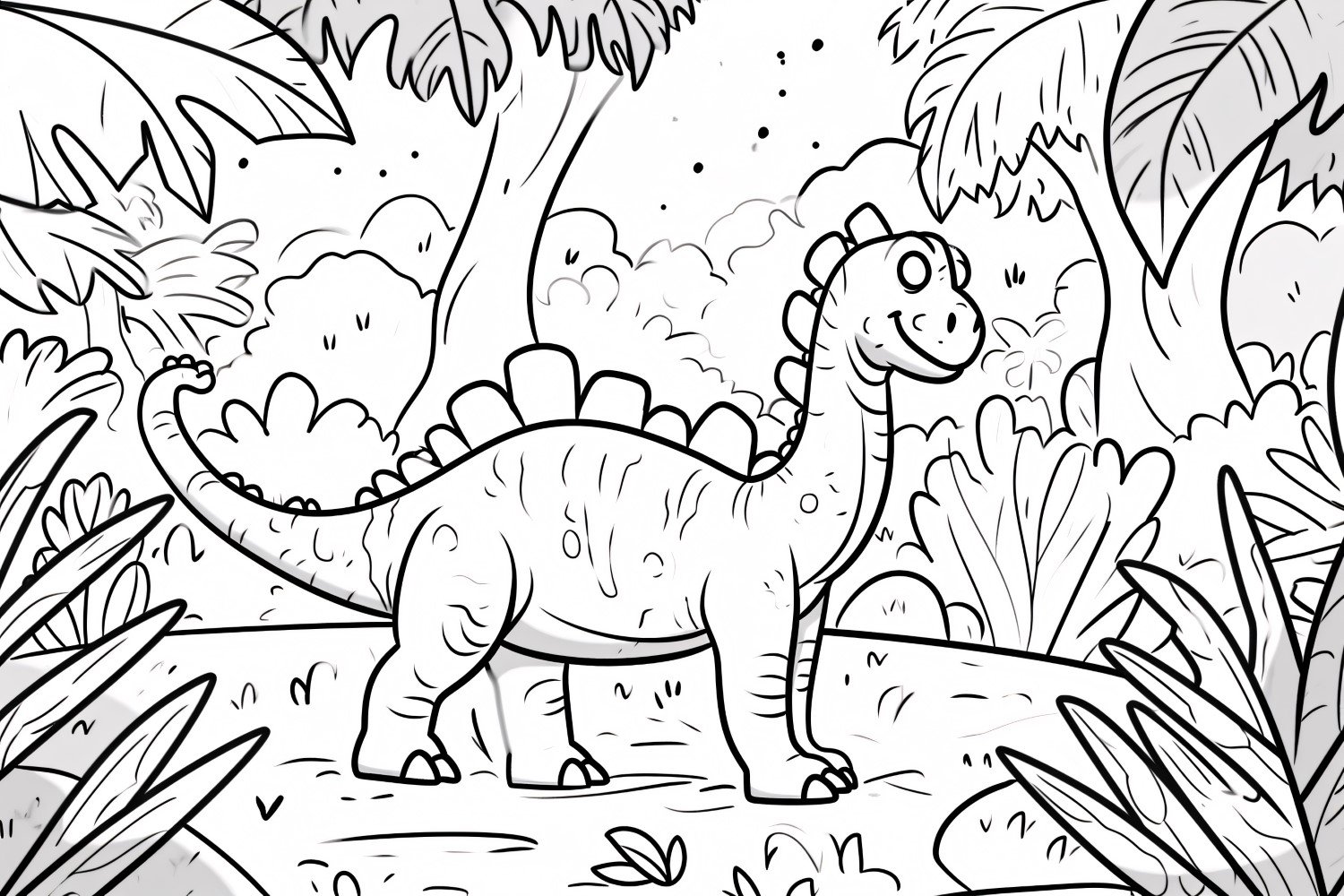 Ouranosaurus Dinosaur Colouring Pages 2