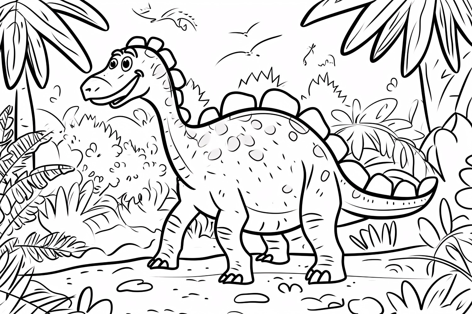 Dryosaurus Dinosaur Colouring Pages 2