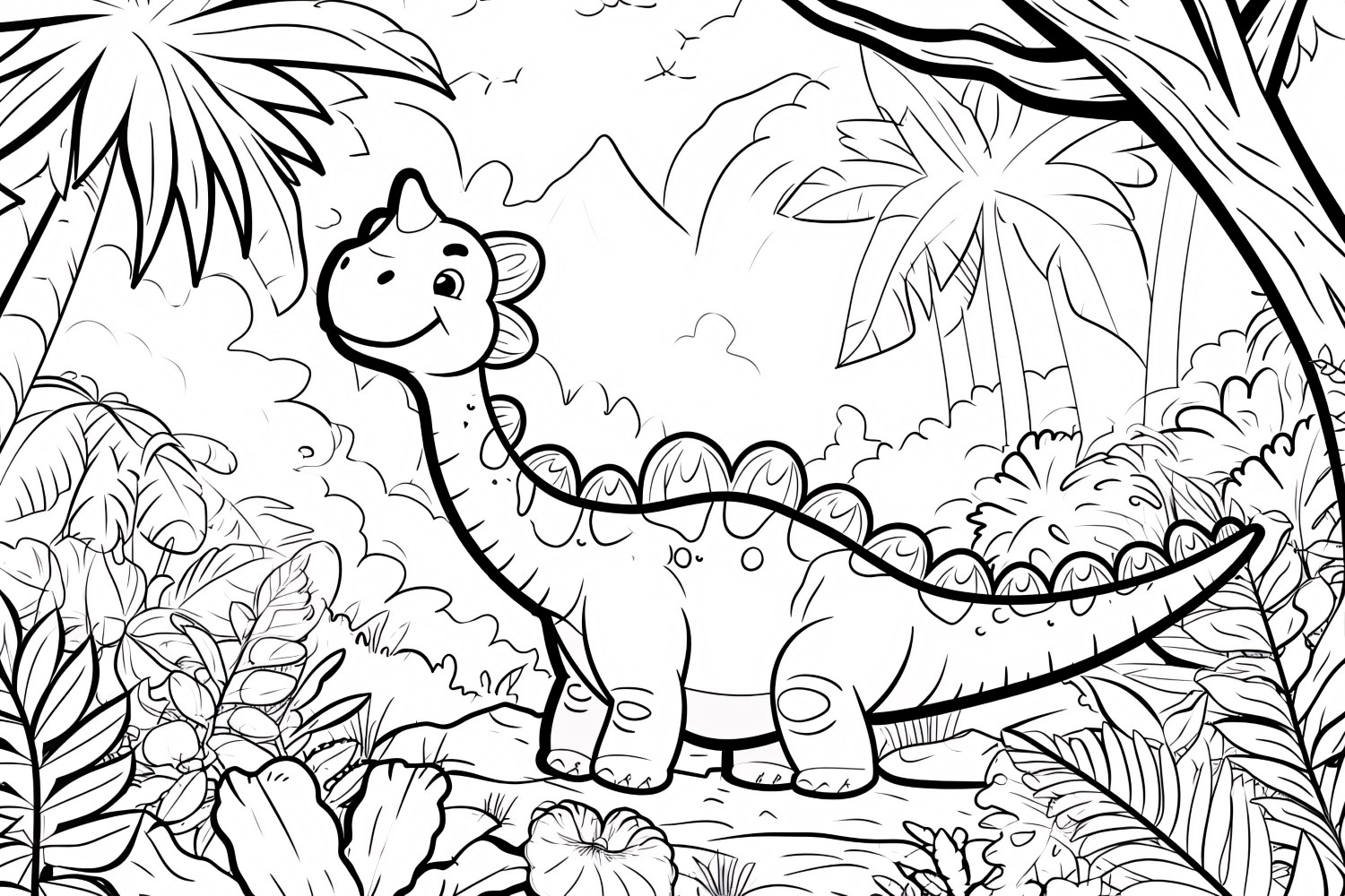 Dryosaurus Dinosaur Colouring Pages 4