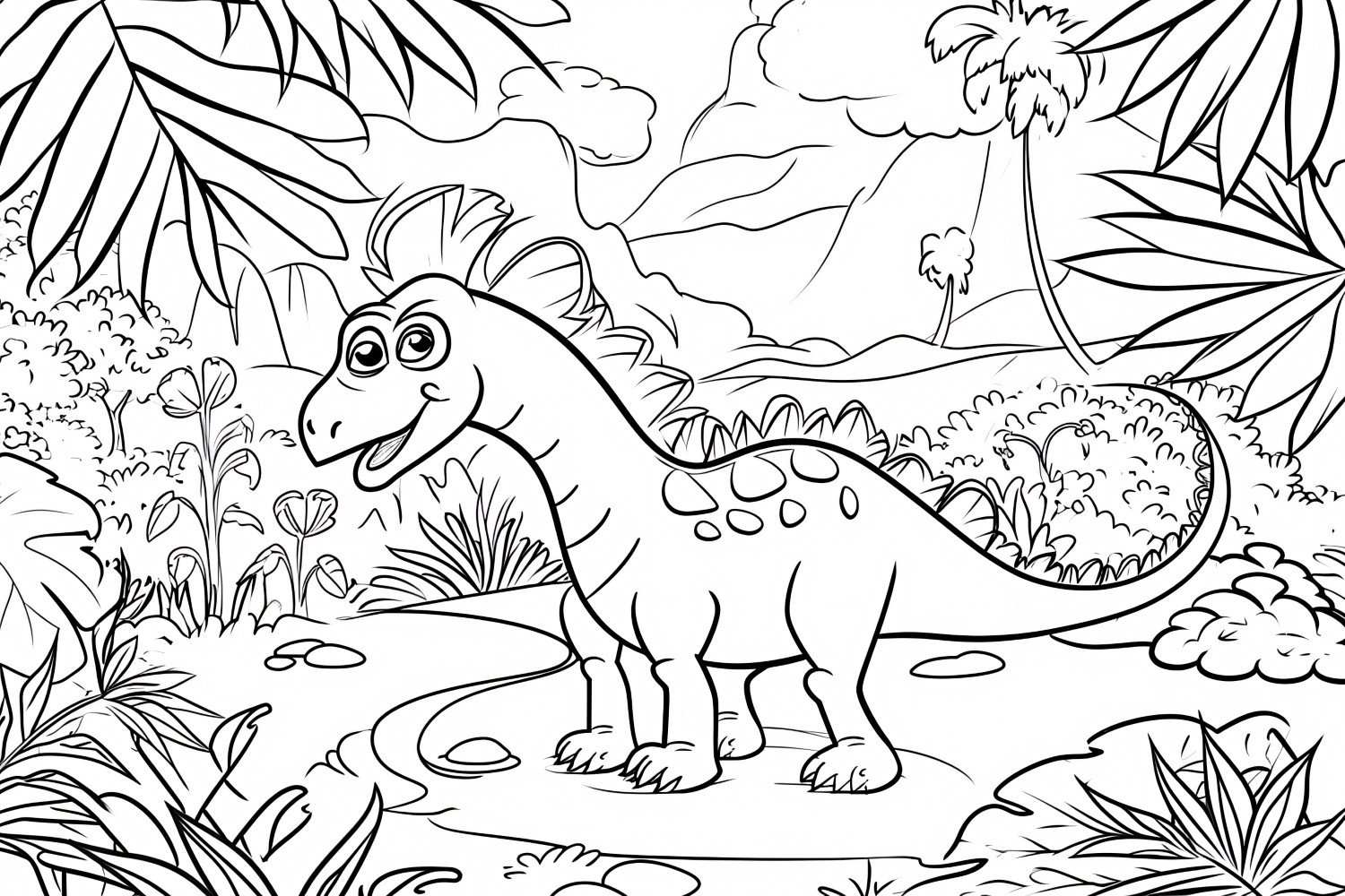 Sauropelta Dinosaur Colouring Pages 4