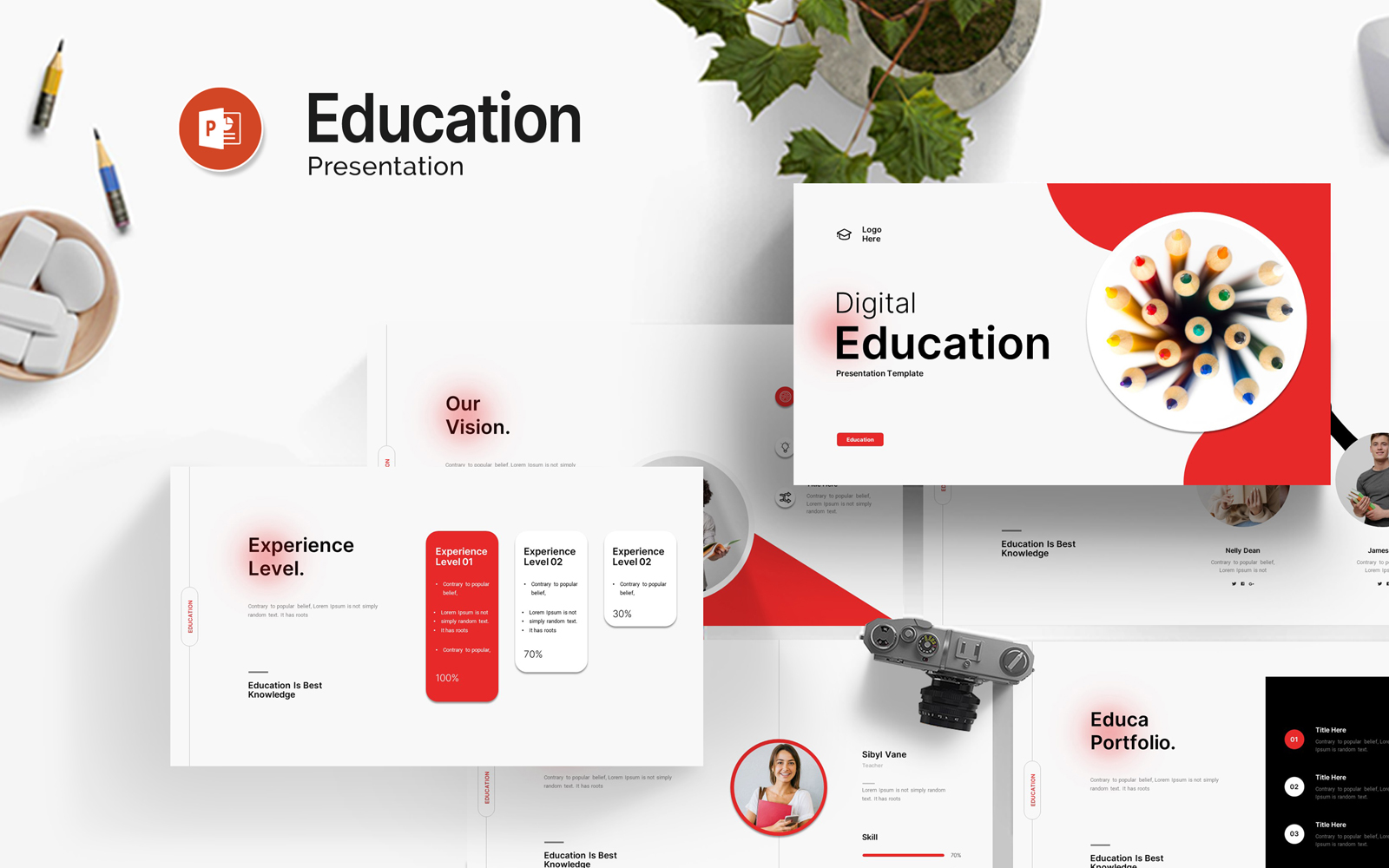 Digital Education PowerPoint Template