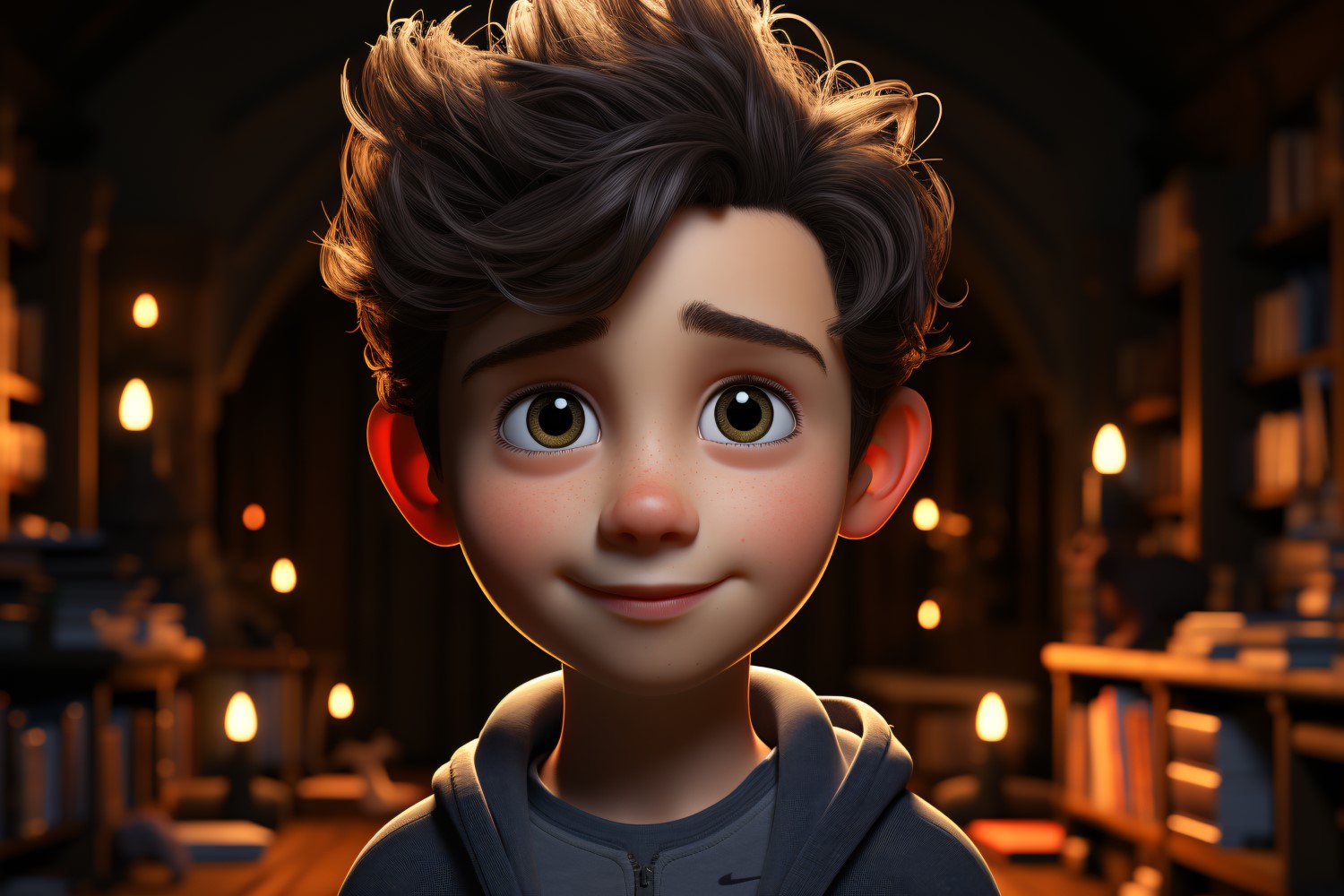 3D Character Boy Film Director with relevant environment 1