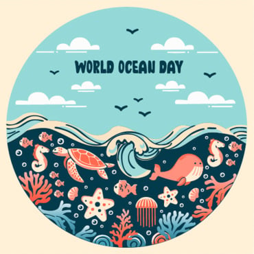 World Ocean Illustrations Templates 418767