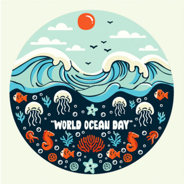 Ocean Day Illustrations Templates 418768