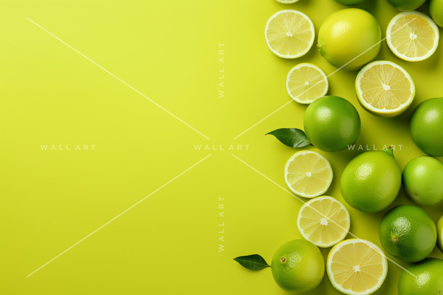 Citrus Fruits Background flat lay on Green Background 9